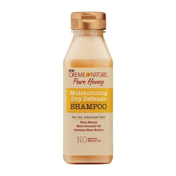 Creme of Nature Pure Honey Moisturizing Dry Defense Shampoo, 12 fl Oz 358ml