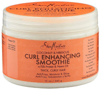 SheaMoisture Curl Enhancing Hair Styling Smoothie with Coconut & Hibiscus, 12 oz 340g